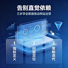 赫章建站-告别直觉依赖：三步学会数据驱动网站运营