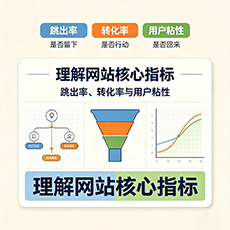 织金建站-理解网站核心指标：跳出率、转化率与用户粘性