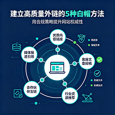 黔西建站-建立高质量外链的5种白帽方法